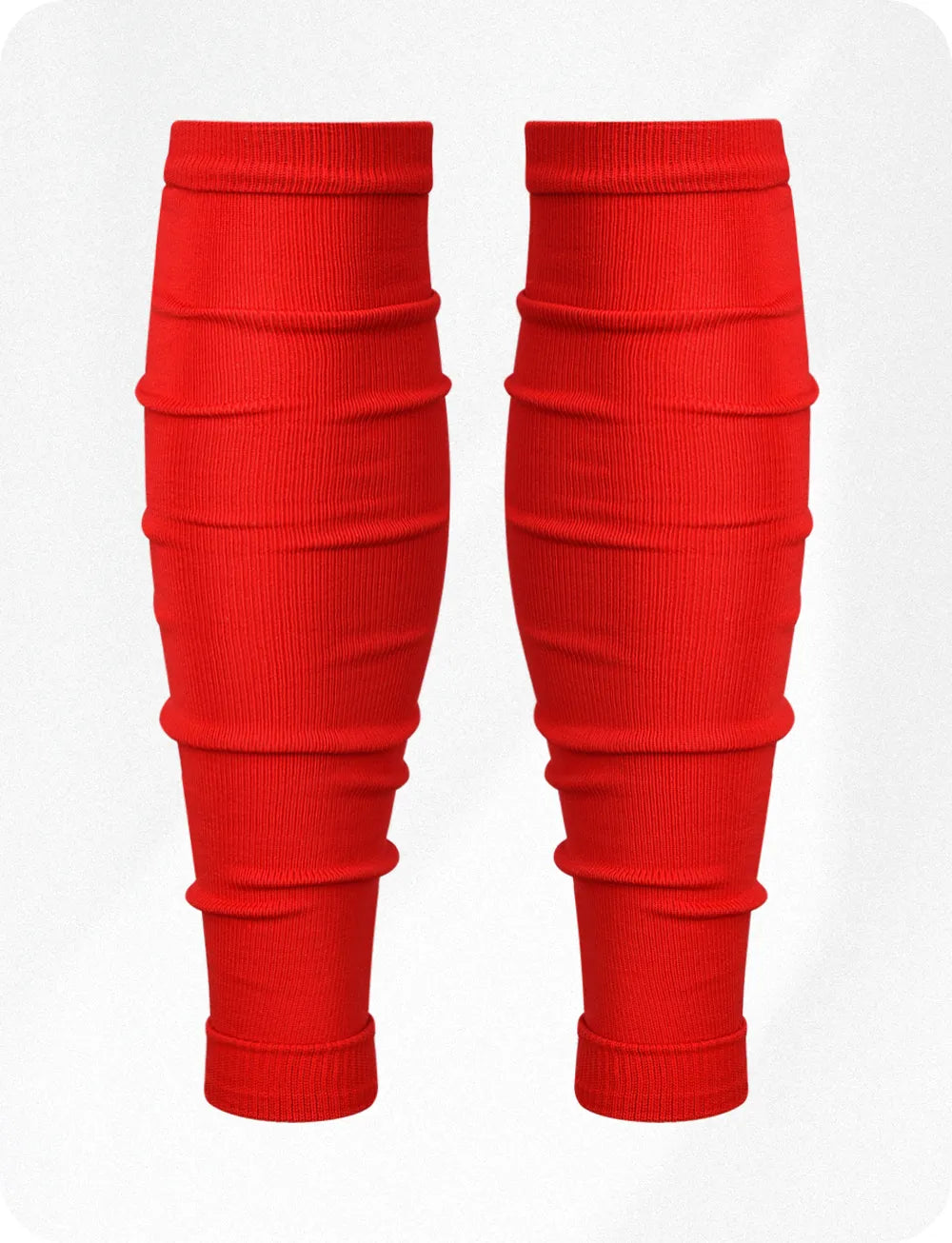 Exxact Sports Football Leg Sleeves Men’s & Boys 1 Pair - Red