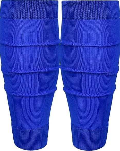 Exxact Sports Football Leg Sleeves Men’s & Boys 1 Pair - Royal Blue