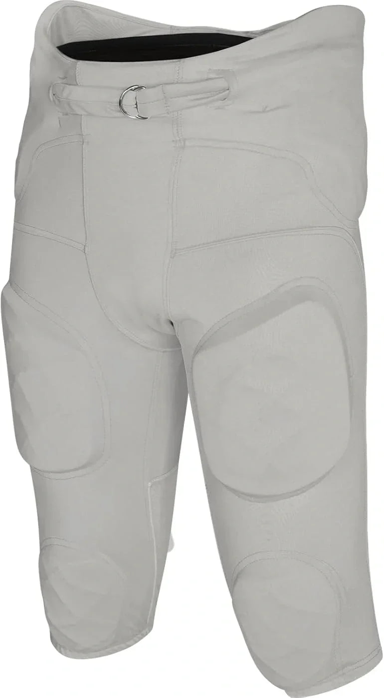 Exxact Sports Gladiator Men’s Integrated Football Pants with Built-in pads - Silver - Small