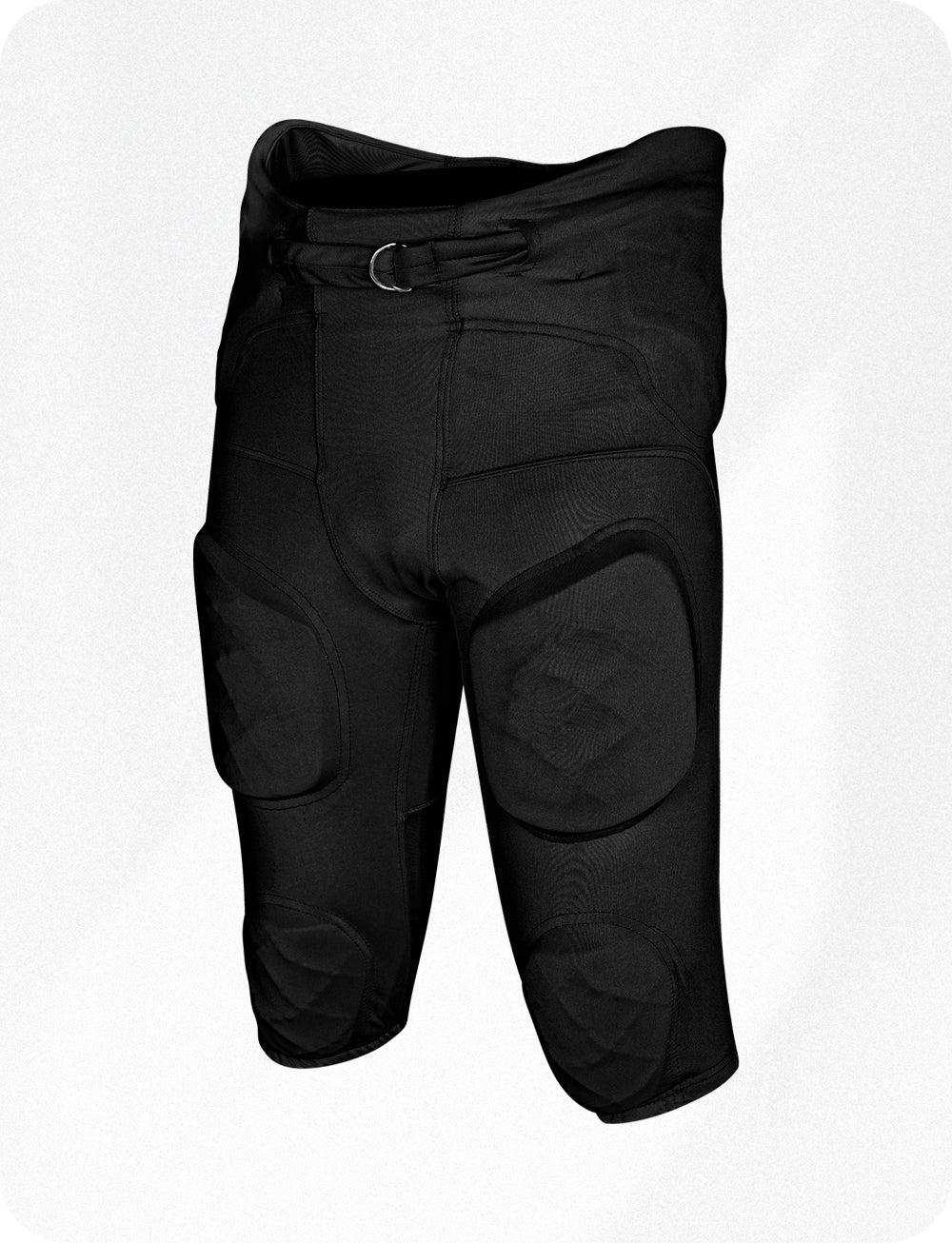 Exxact Sports Gladiator Men’s Integrated Football Pants with Built-in pads - Black - Small