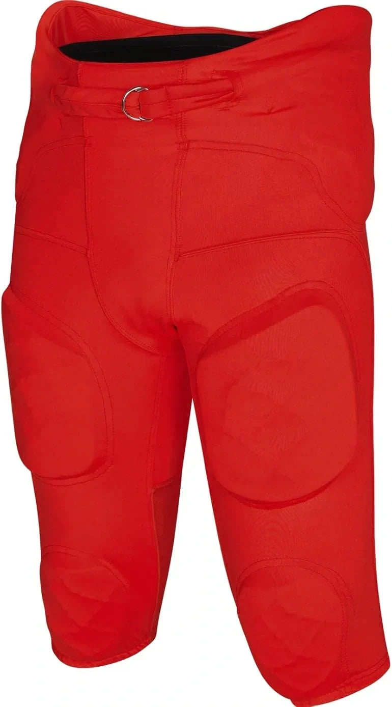 Exxact Sports Gladiator Men’s Integrated Football Pants with Built-in pads - Red - Small