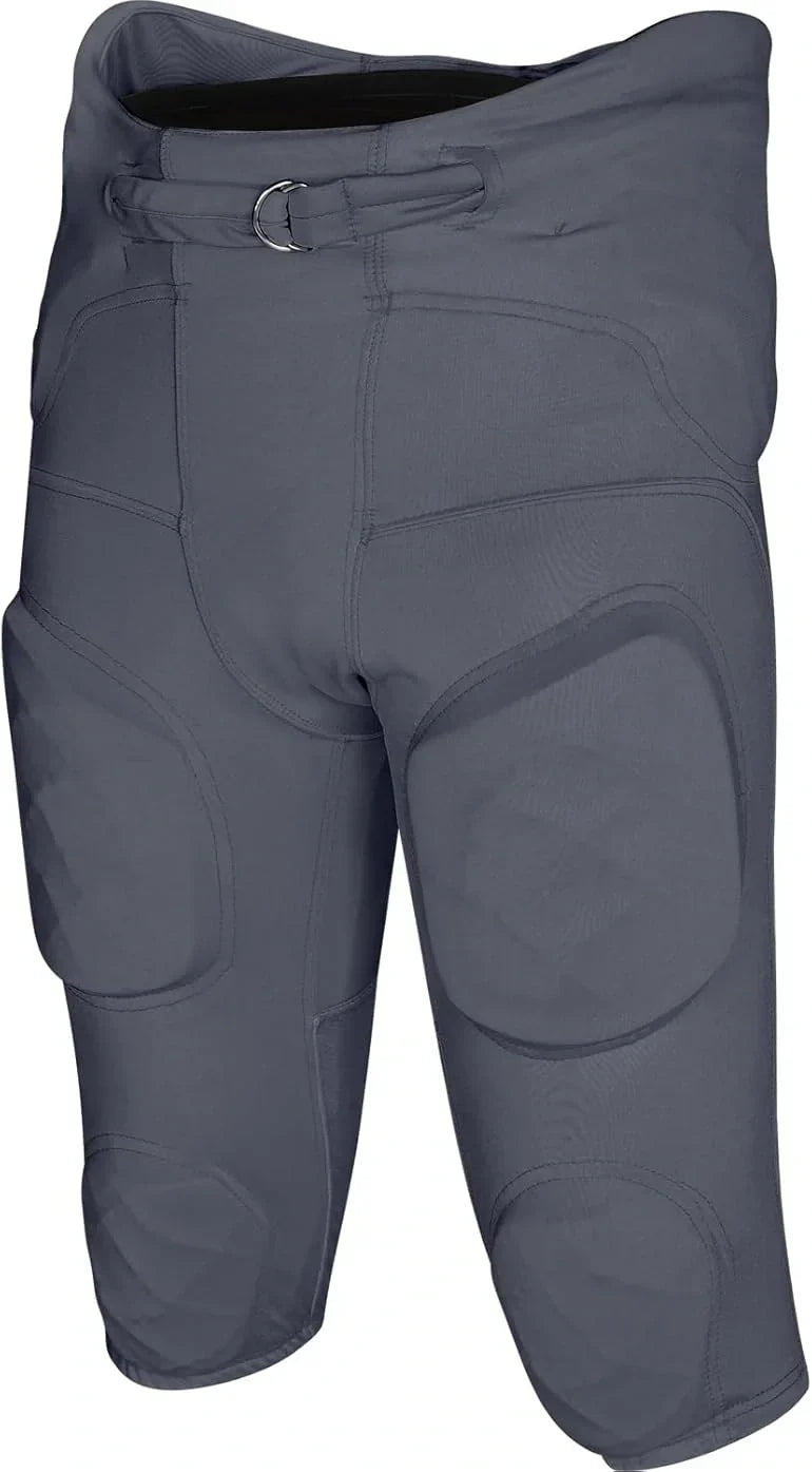 Exxact Sports Gladiator Men’s Integrated Football Pants with Built-in pads - Graphite - Small