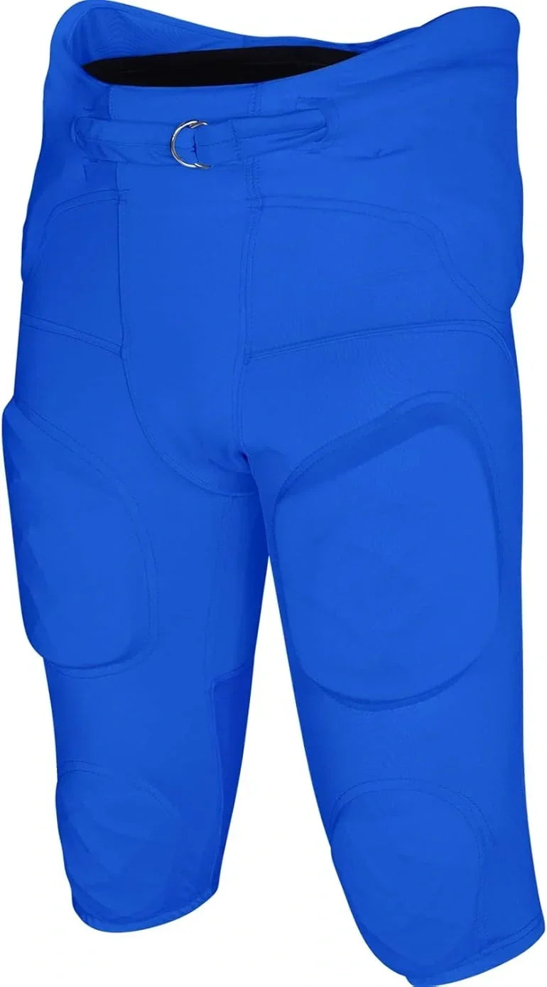 Exxact Sports Gladiator Men’s Integrated Football Pants with Built-in pads - Royal Blue - Small