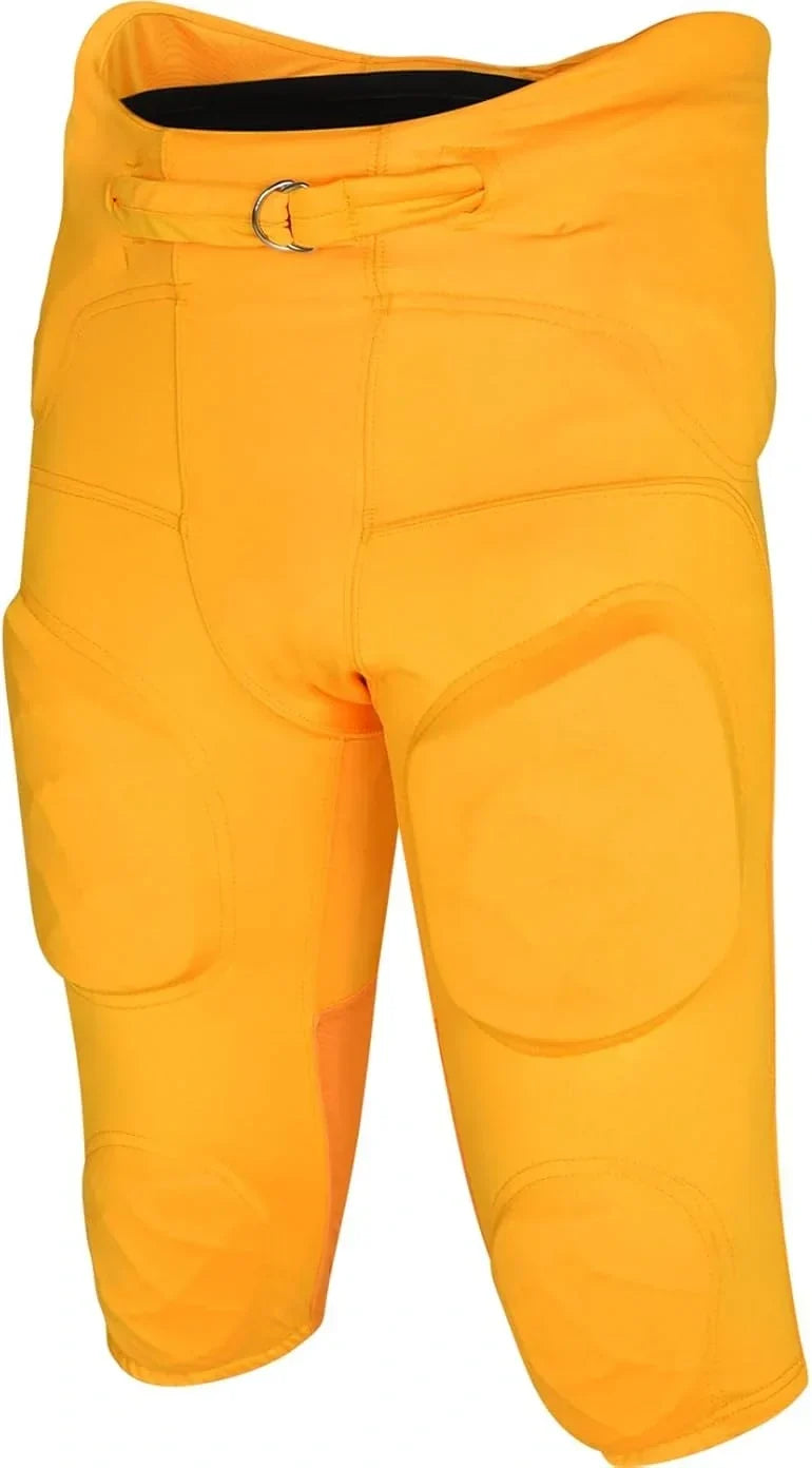 Exxact Sports Gladiator Men’s Integrated Football Pants with Built-in pads - Gold - Small