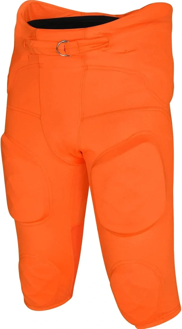 Exxact Sports Gladiator Men’s Integrated Football Pants with Built-in pads - Orange - Small