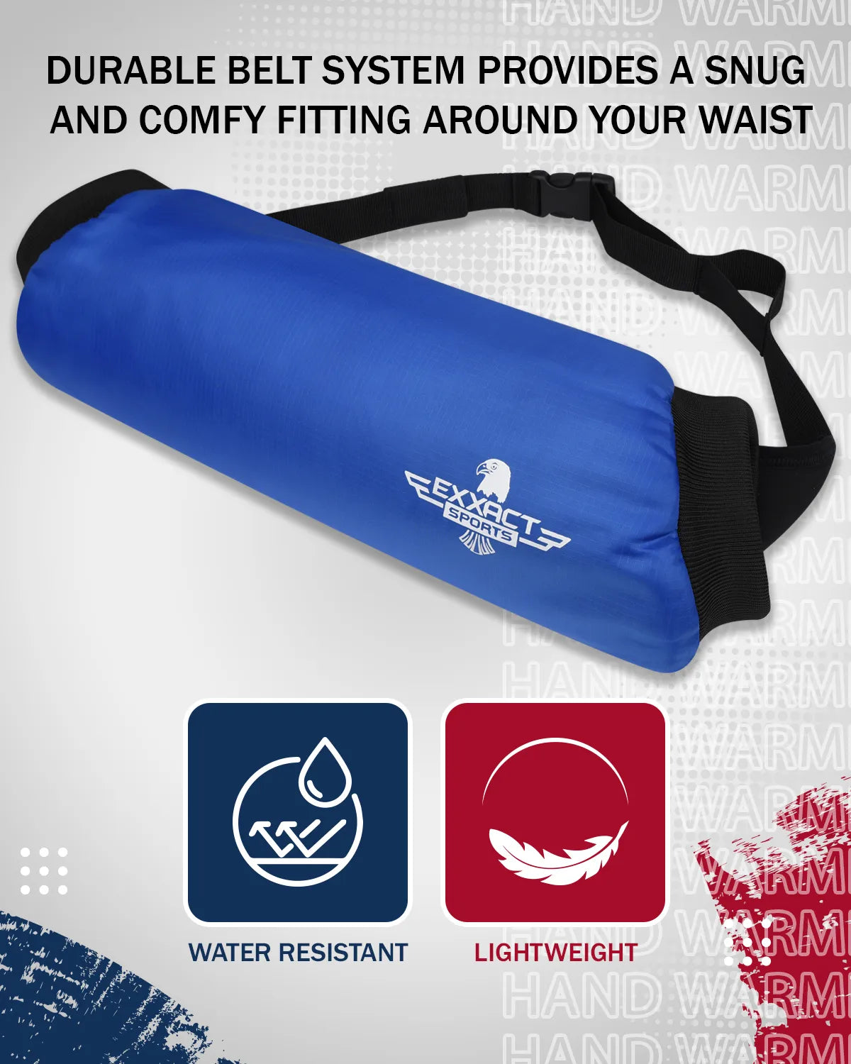 Exxact Sports Hand Warmer Mens & Boys Football Pouch - Elite Royal Blue