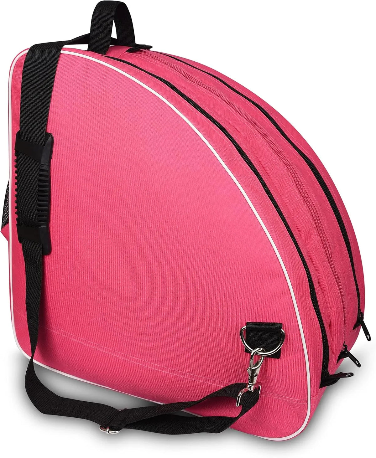 Exxact Sports Ice Skate Bag with Adjustable Shoulder Strap - Pink