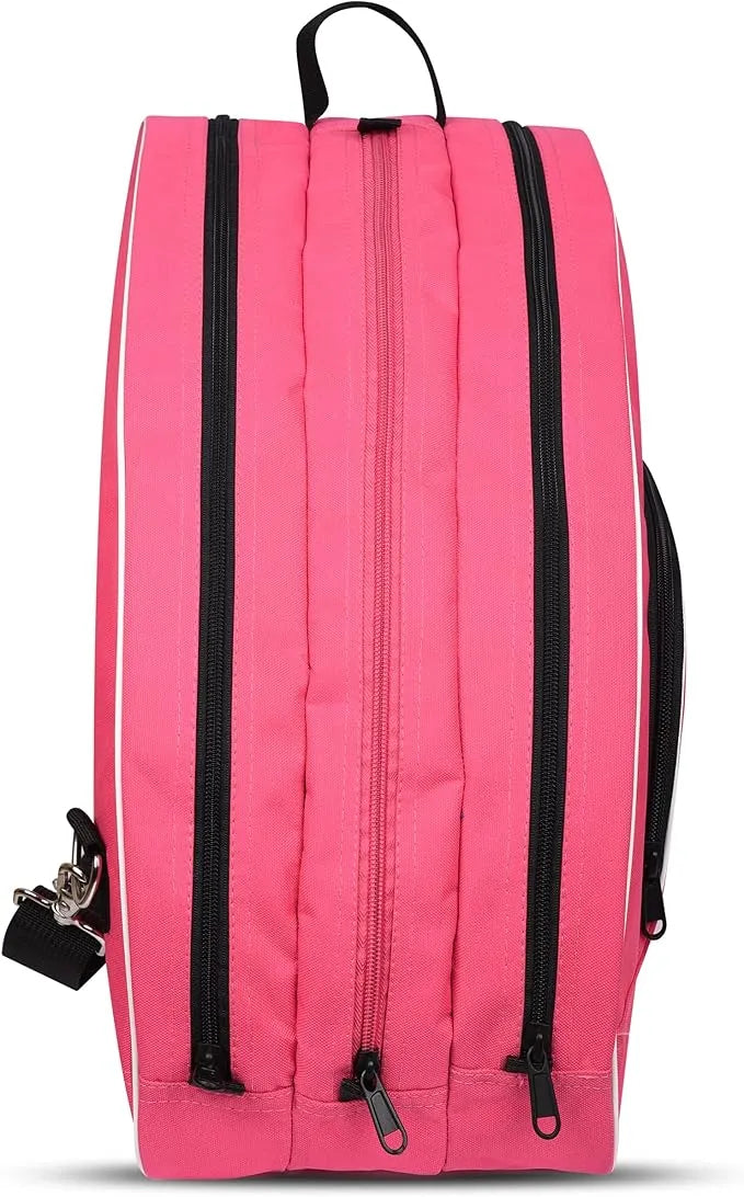 Exxact Sports Ice Skate Bag with Adjustable Shoulder Strap - Pink