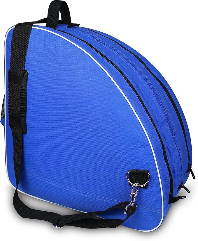 Exxact Sports Ice Skate Bag with Adjustable Shoulder Strap - Royal Blue
