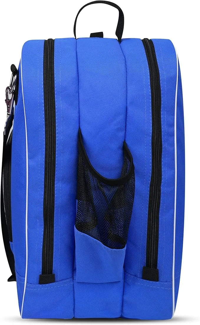 Exxact Sports Ice Skate Bag with Adjustable Shoulder Strap - Royal Blue