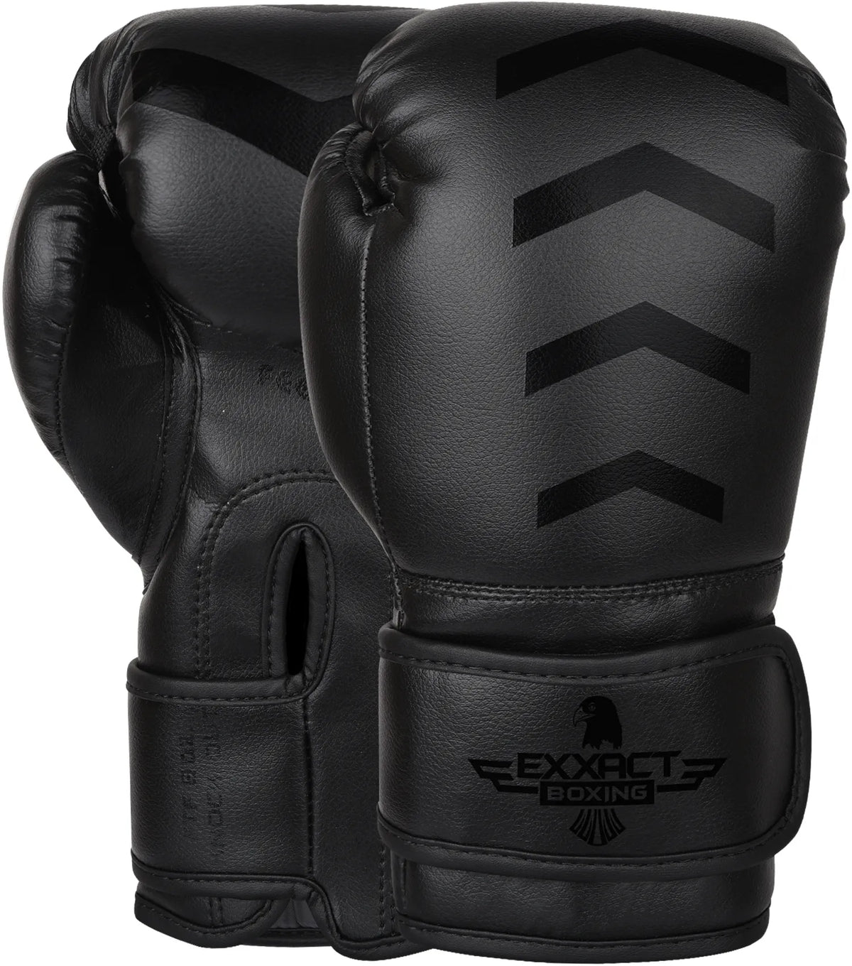 Exxact Sports Kids Knockout Boxing Gloves with Padded Protection - Black - 4oz
