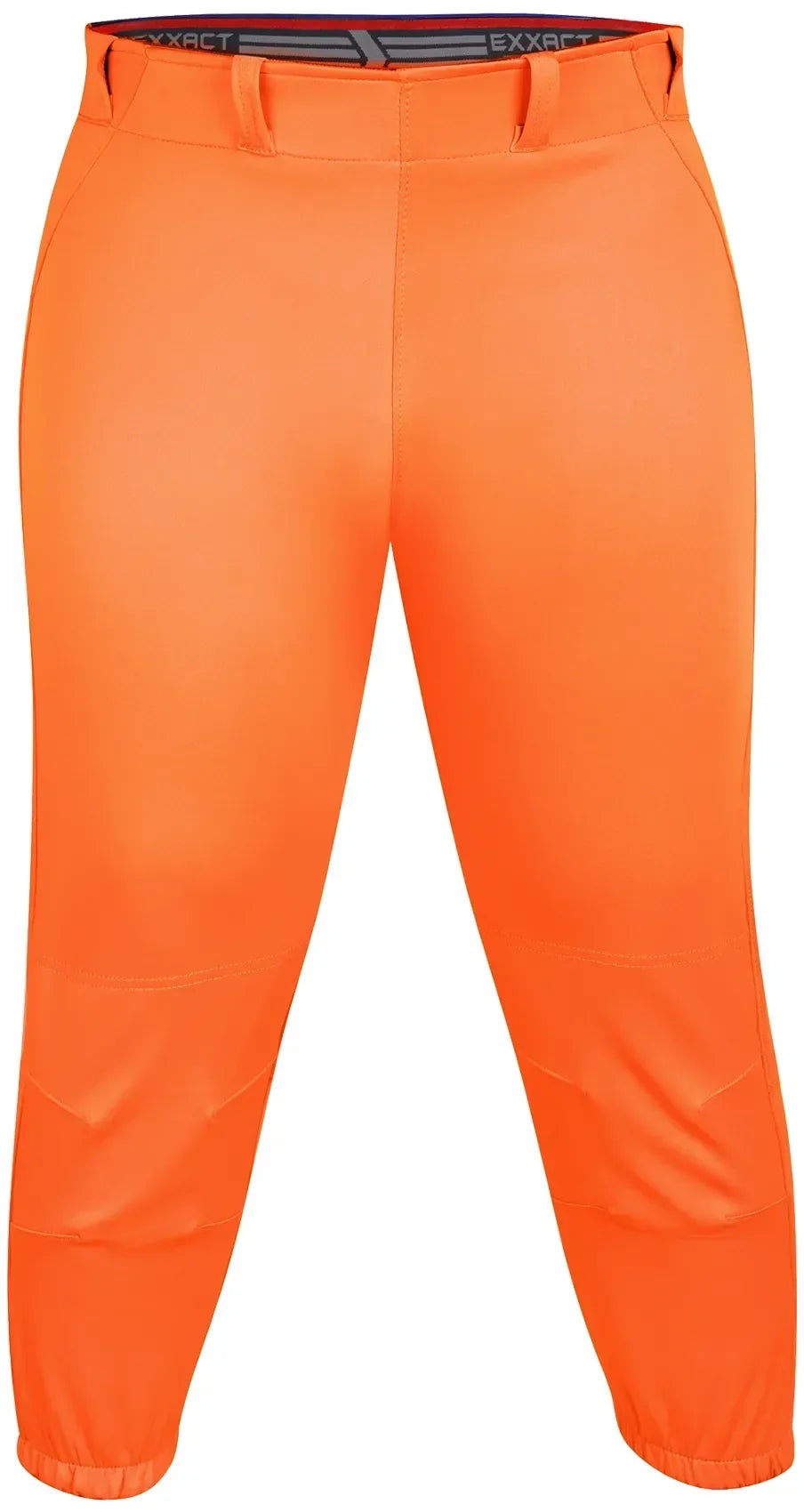 Exxact Sports Knicker Yoga Style Softball Pants for Girls - Orange