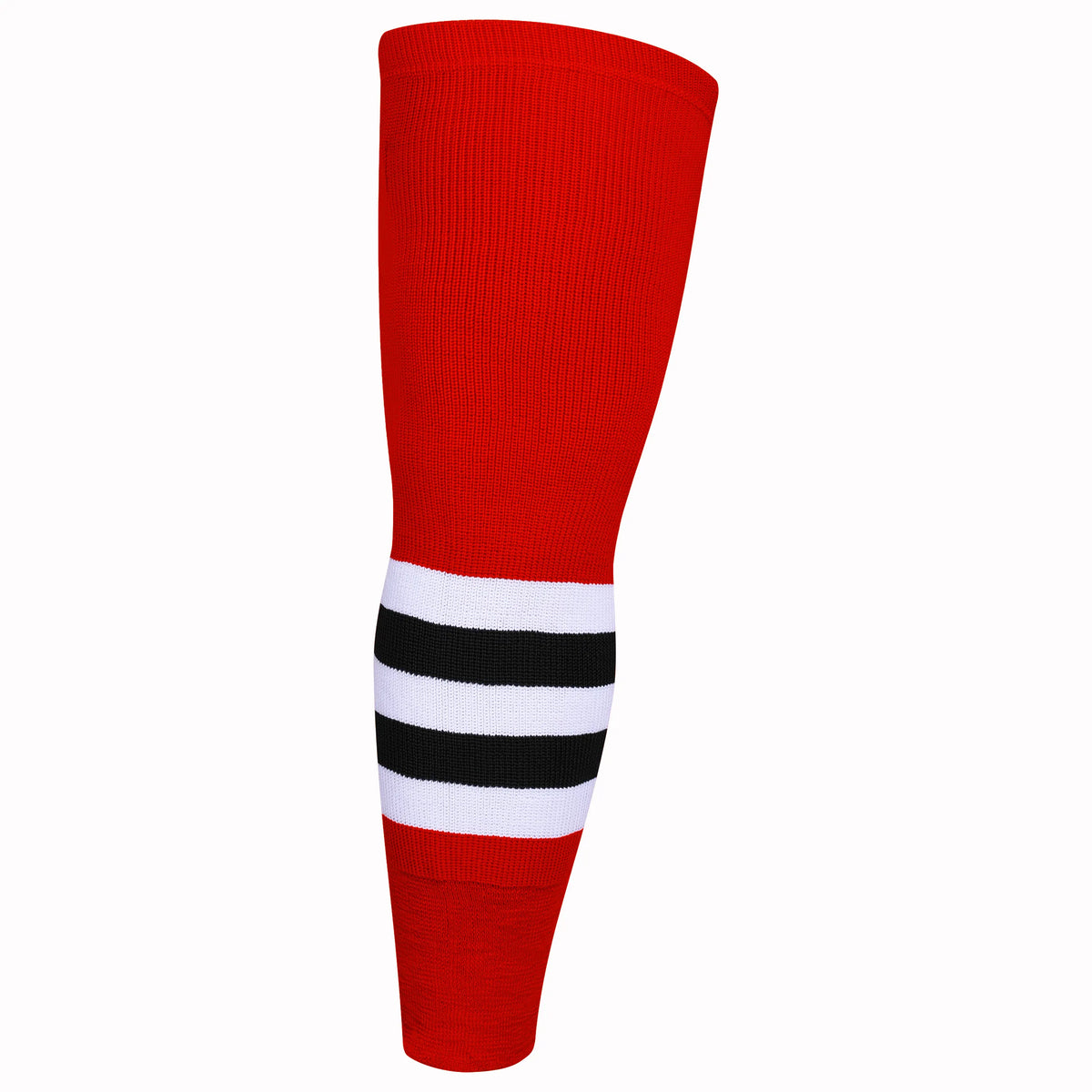 Exxact Sports Knit Men & Women Hockey Socks - Red White Black