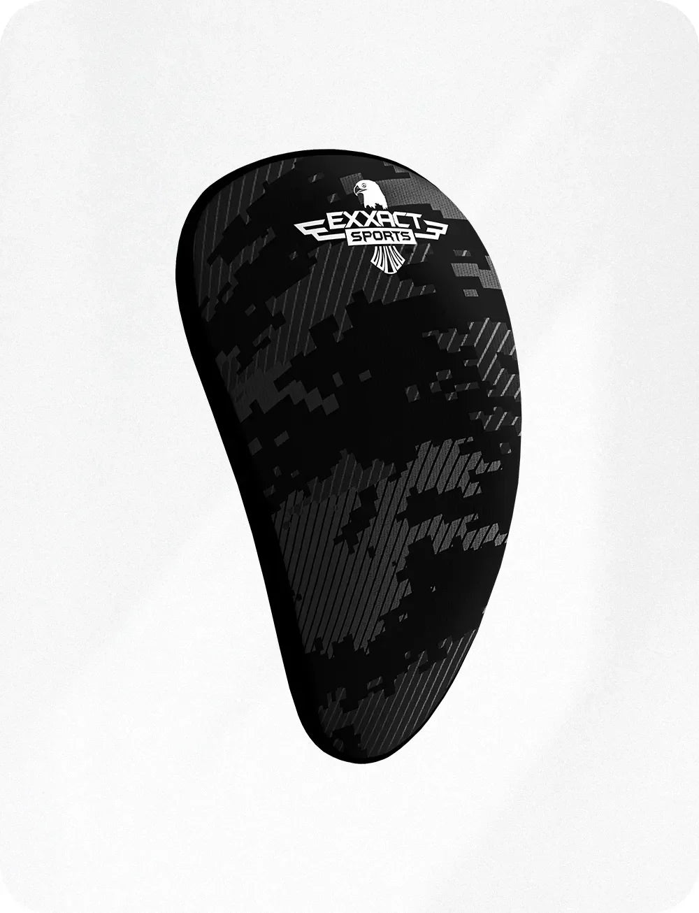 Exxact Sports Lightweight Athletic Cup for Men & Boys with Soft Rim Comfort - Black Camo