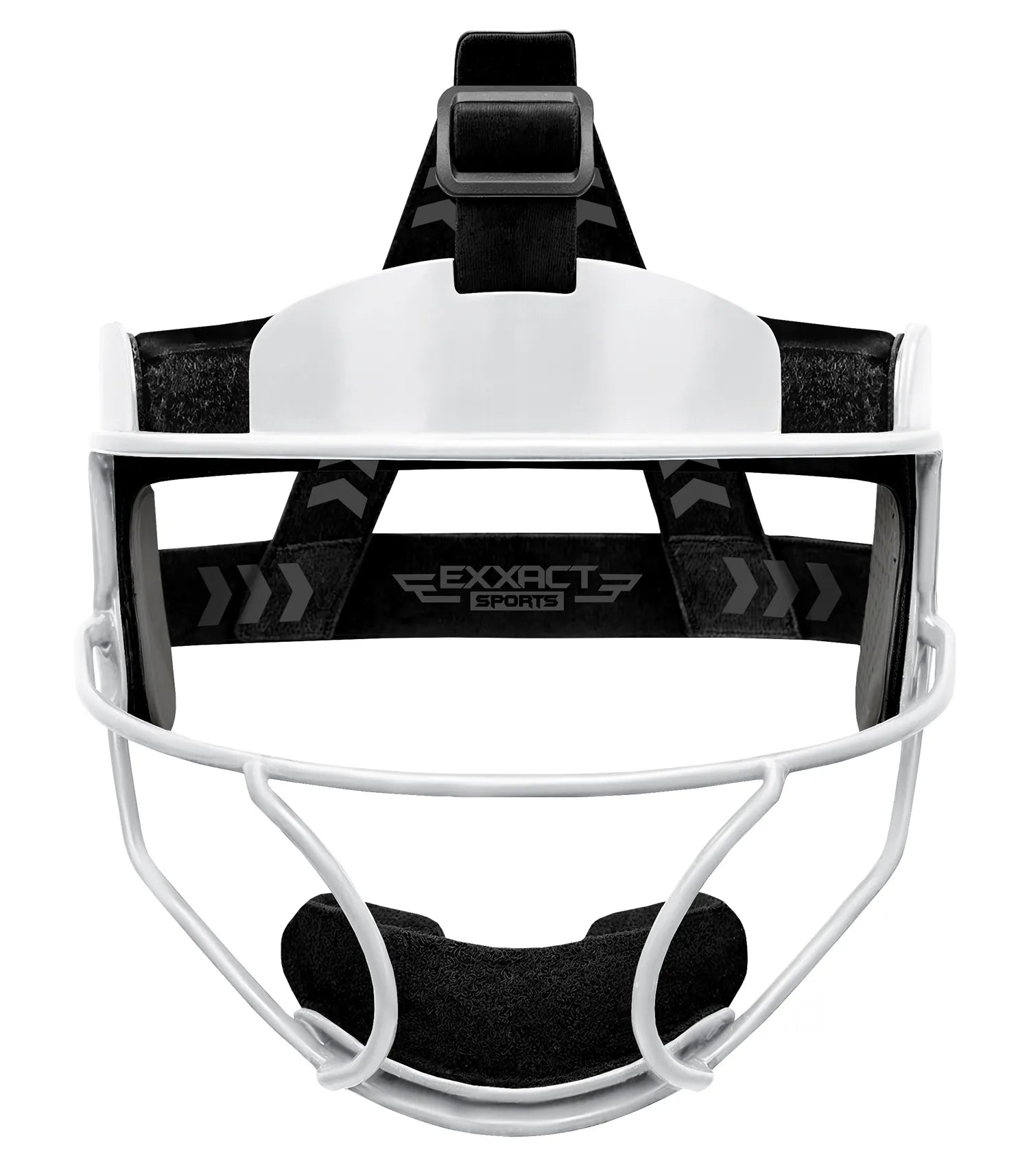 Exxact Sports Lightweight Softball Face Mask Protective Fielders - White