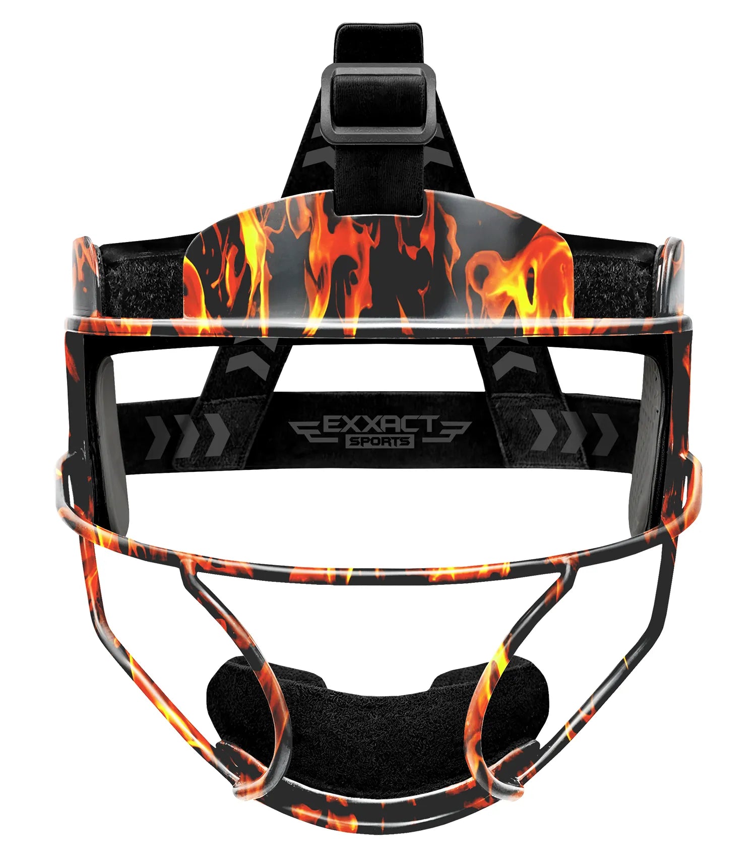 Exxact Sports Lightweight Softball Face Mask Protective Fielders - Flame