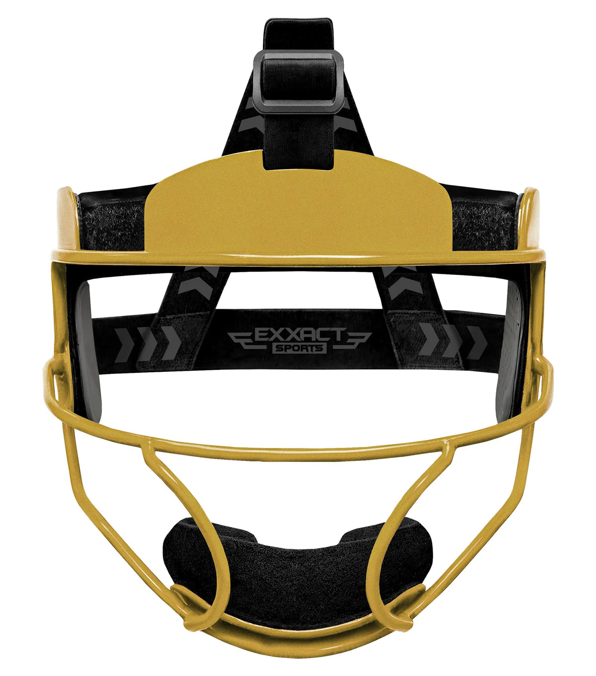 Exxact Sports Lightweight Softball Face Mask Protective Fielders - Gold