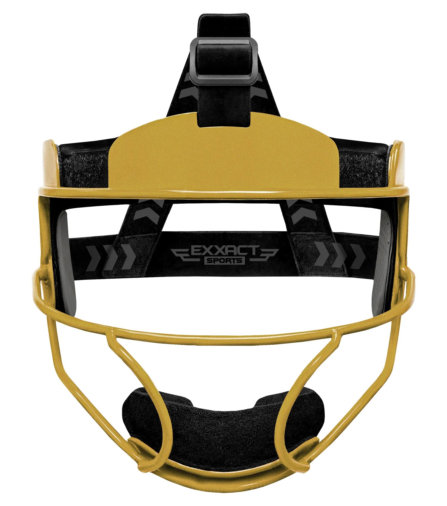 Exxact Sports Lightweight Softball Face Mask Protective Fielders - Gold