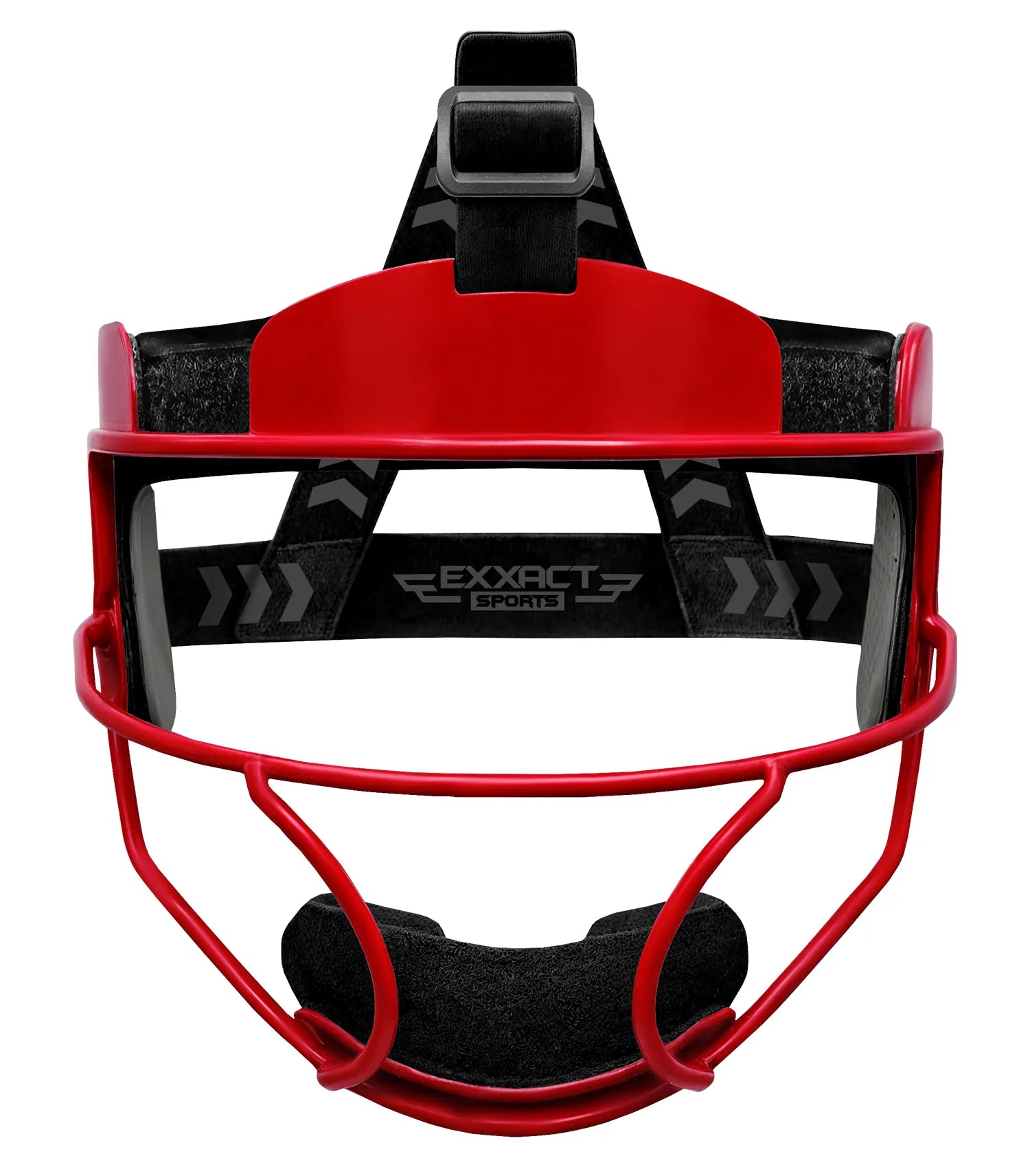 Exxact Sports Lightweight Softball Face Mask Protective Fielders - Red