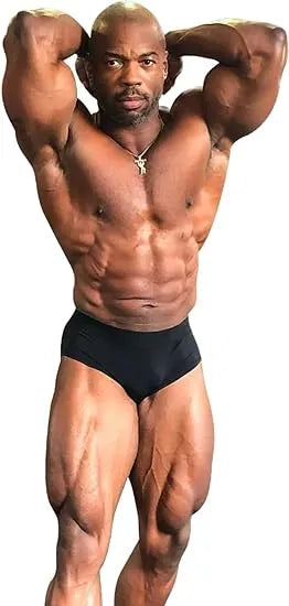 Exxact Sports Men’s Classic Bodybuilding Competition Posing Trunks - Black - Small