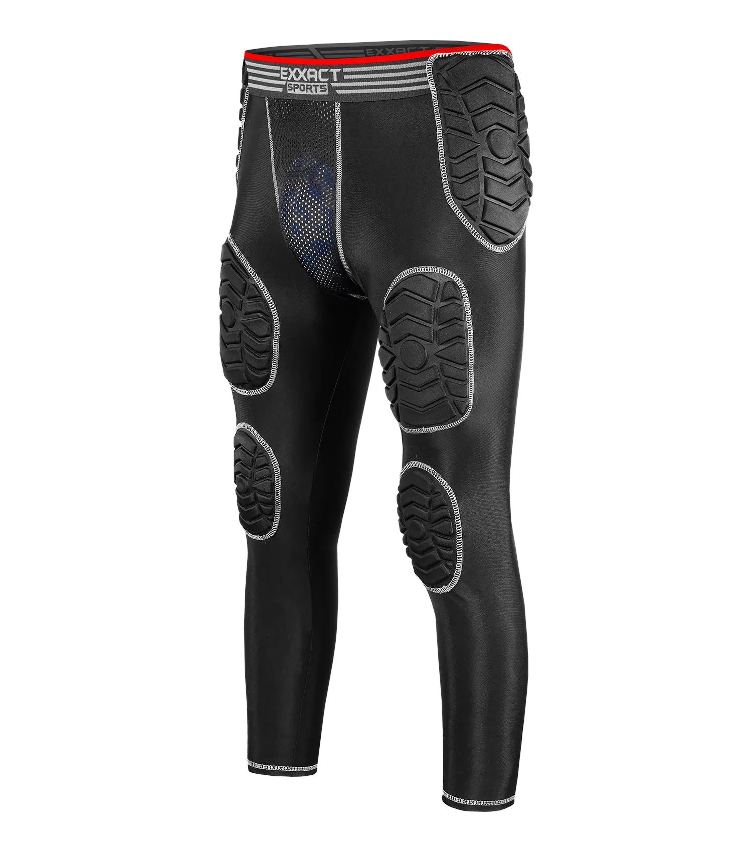 Exxact Sports Men’s Combat 7-pads Compression Pant - Black