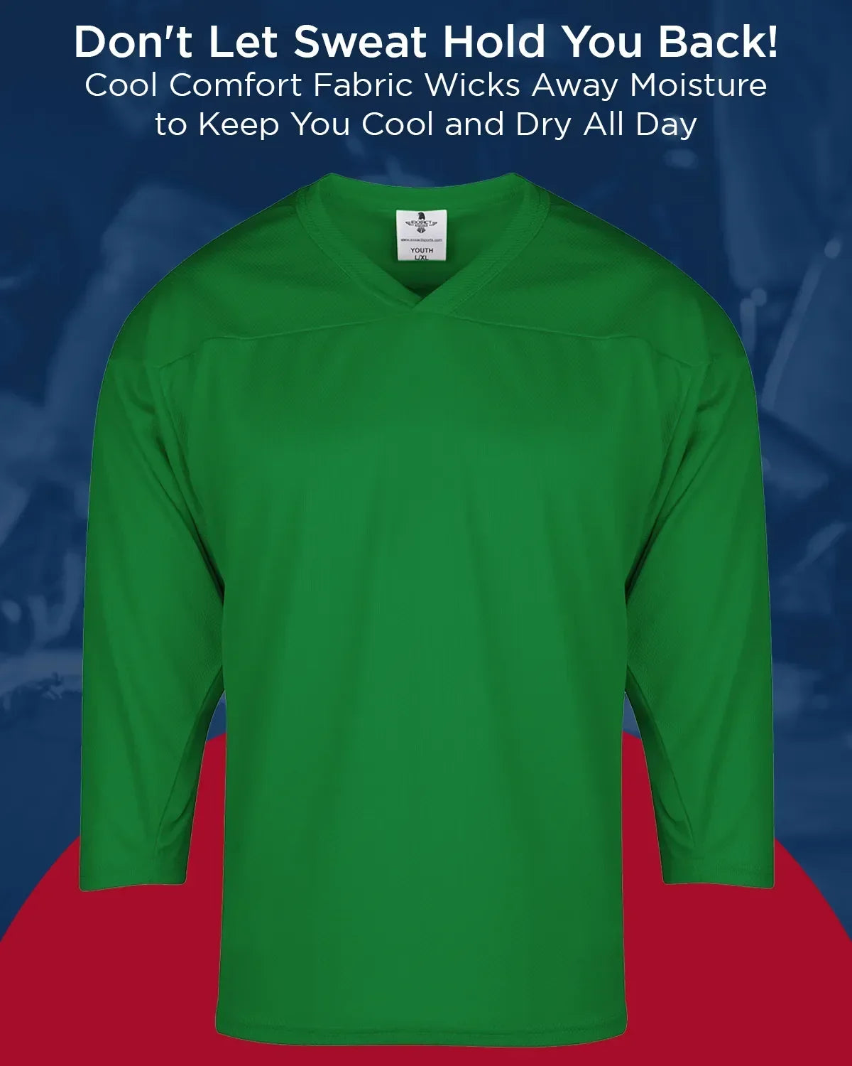 Exxact Sports Men’s Hockey Practice Jerseys - Dark Green