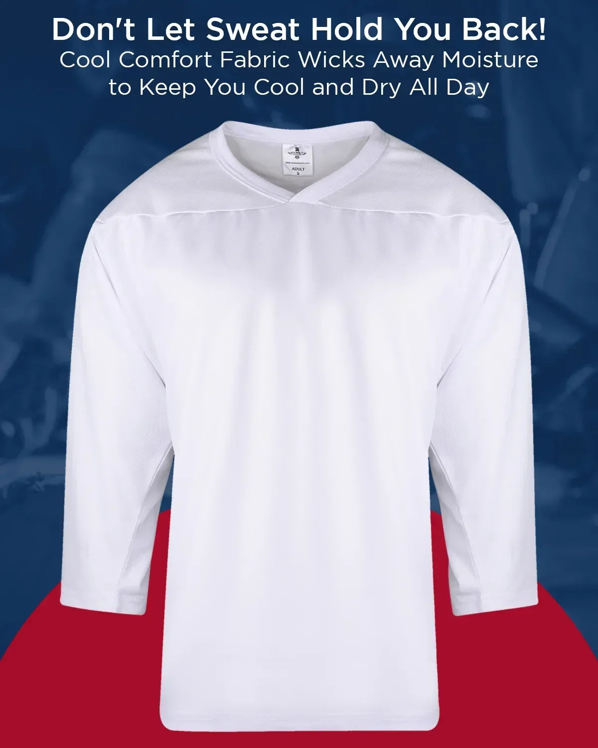 Exxact Sports Men’s Hockey Practice Jerseys - White