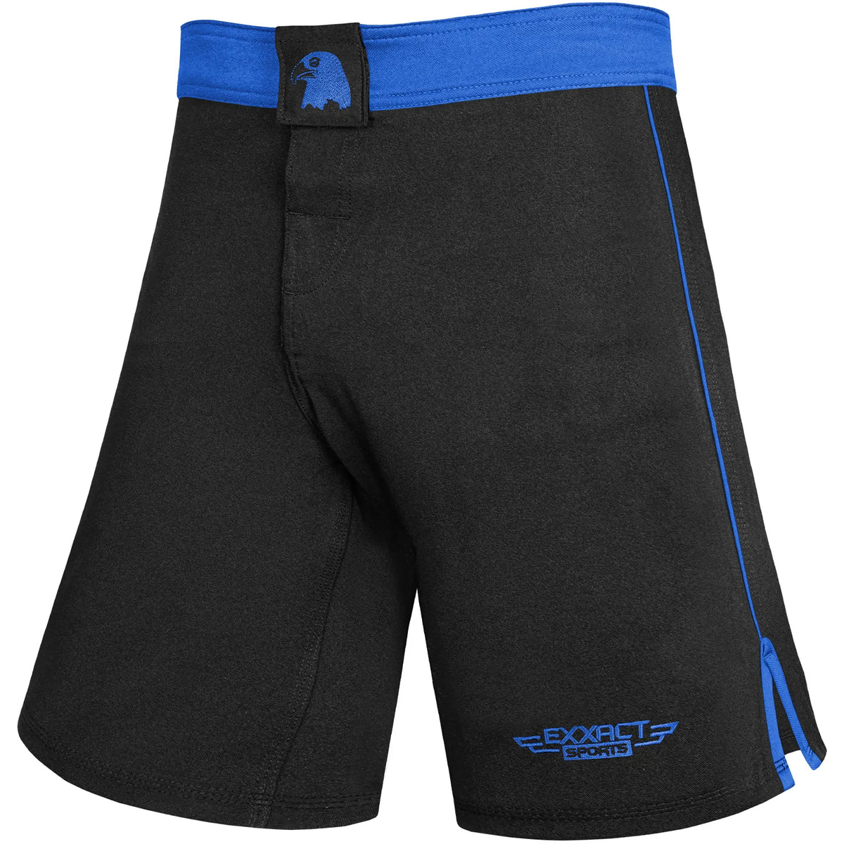Exxact Sports Men’s Mma Shorts Ibjjf Ranked no Gi Bjj Jiu Jitsu for Grappling Boxing Cross Training - Royal Blue