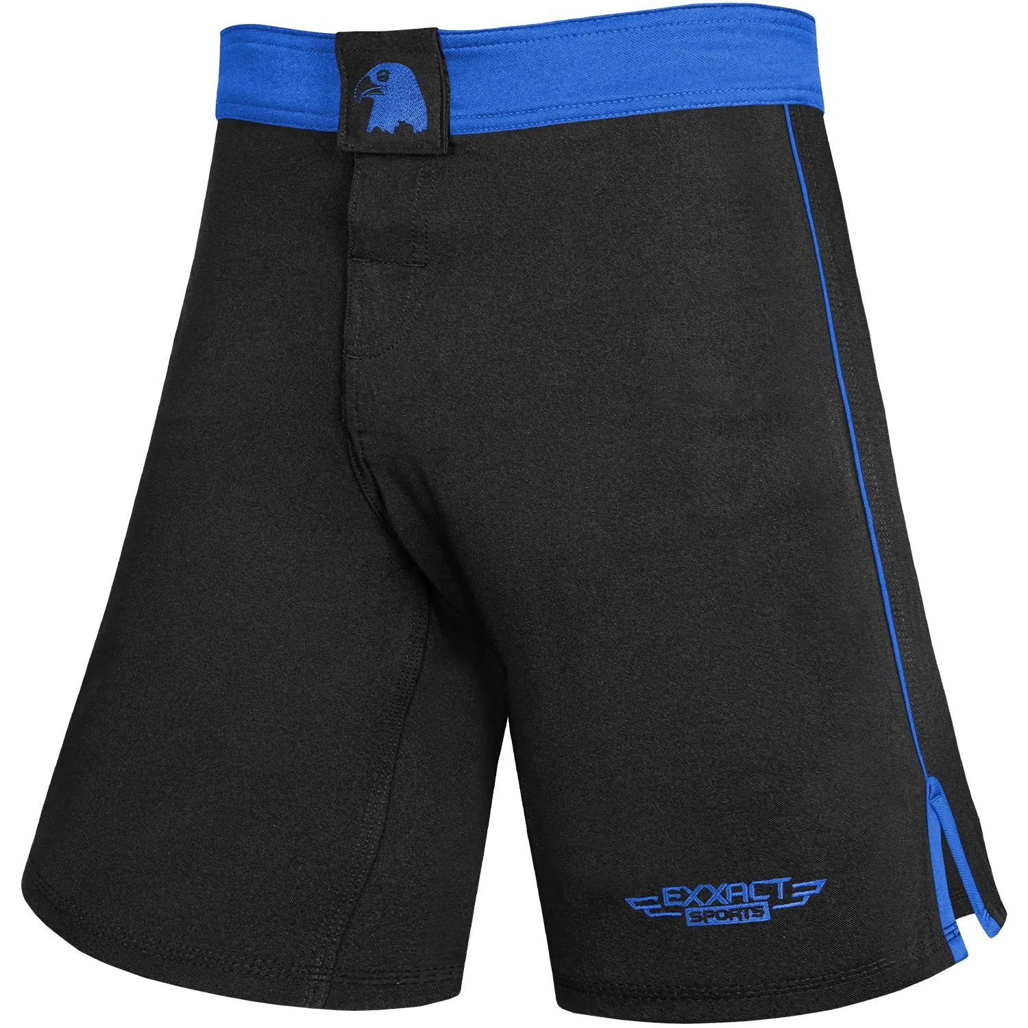 Exxact Sports Men’s Mma Shorts Ibjjf Ranked no Gi Bjj Jiu Jitsu for Grappling Boxing Cross Training - Royal Blue