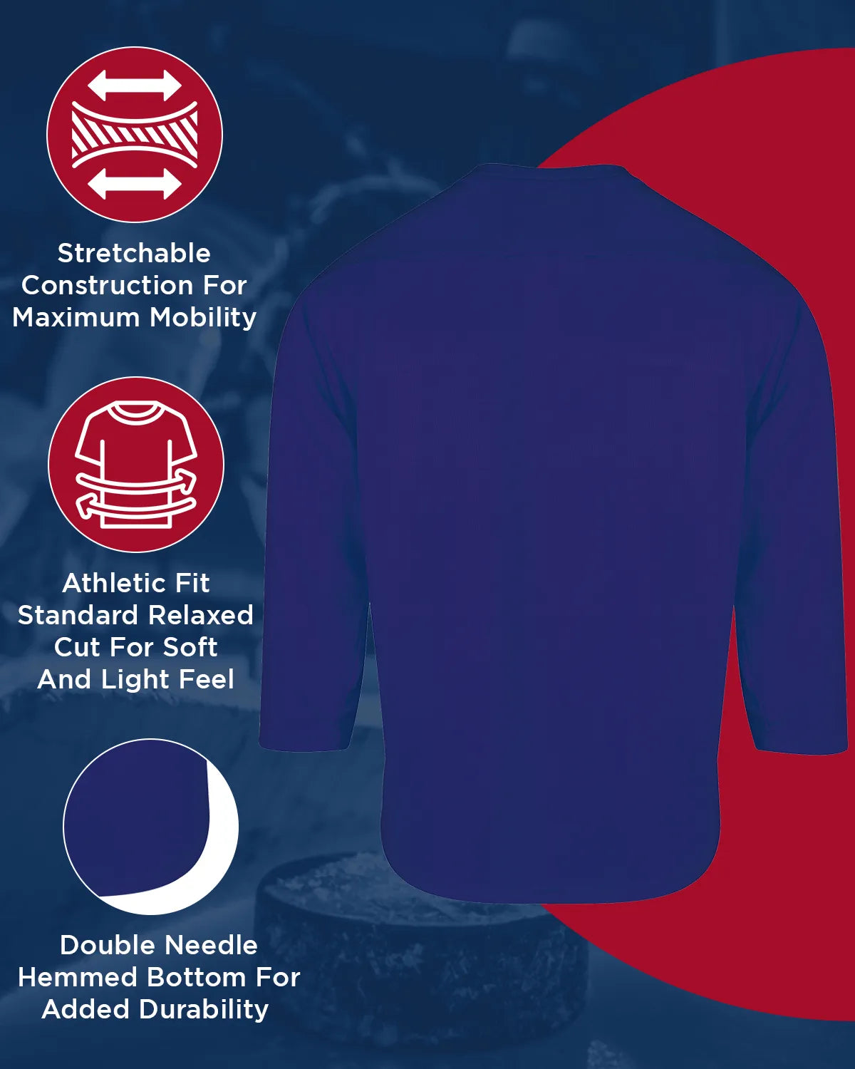 Exxact Sports Men’s Navy Hockey Practice Jerseys
