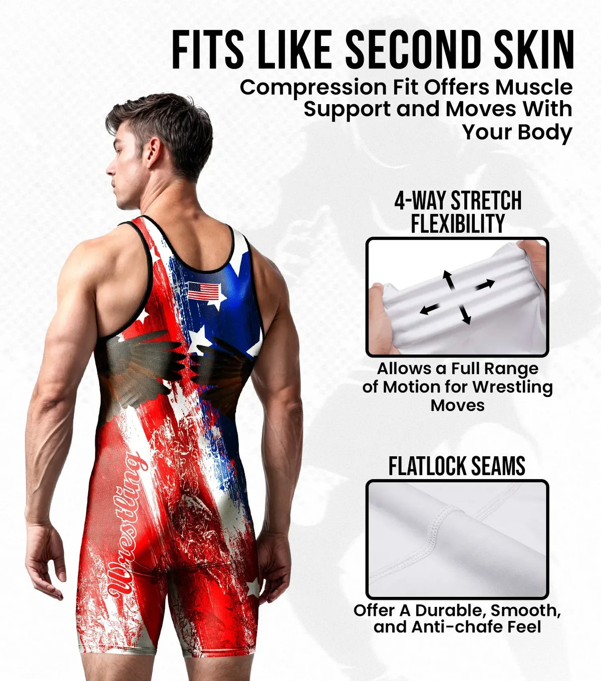 Exxact Sports Men’s Sublimated Wrestling Singlets - Burashy Usa