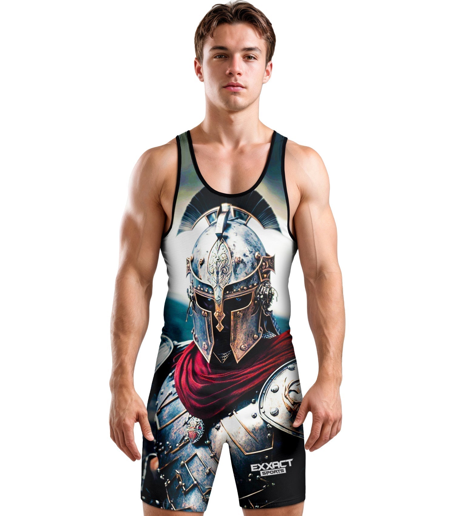 Exxact Sports Men’s Sublimated Wrestling Singlets - Gladiator