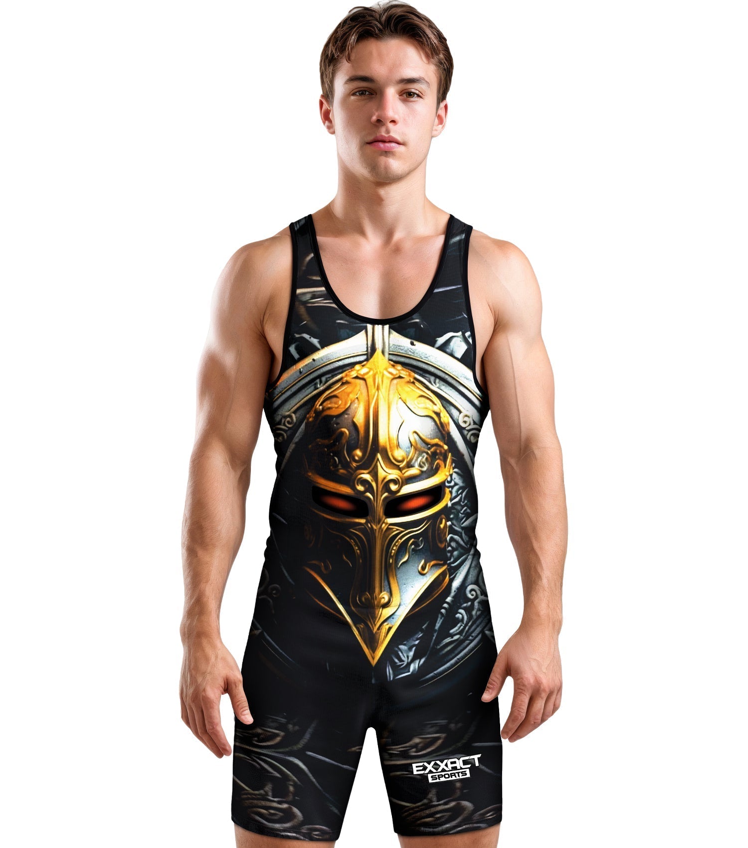 Exxact Sports Men’s Sublimated Wrestling Singlets - Spartans