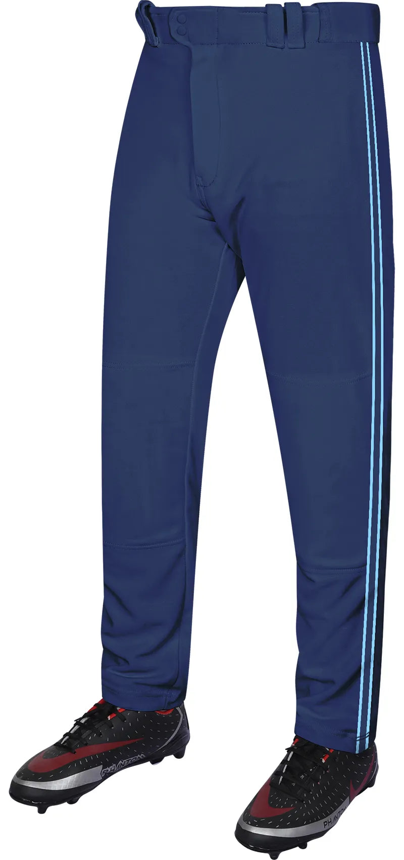 Exxact Sports Proline Youth Full Length Baseball Pants with Stripes - Navy