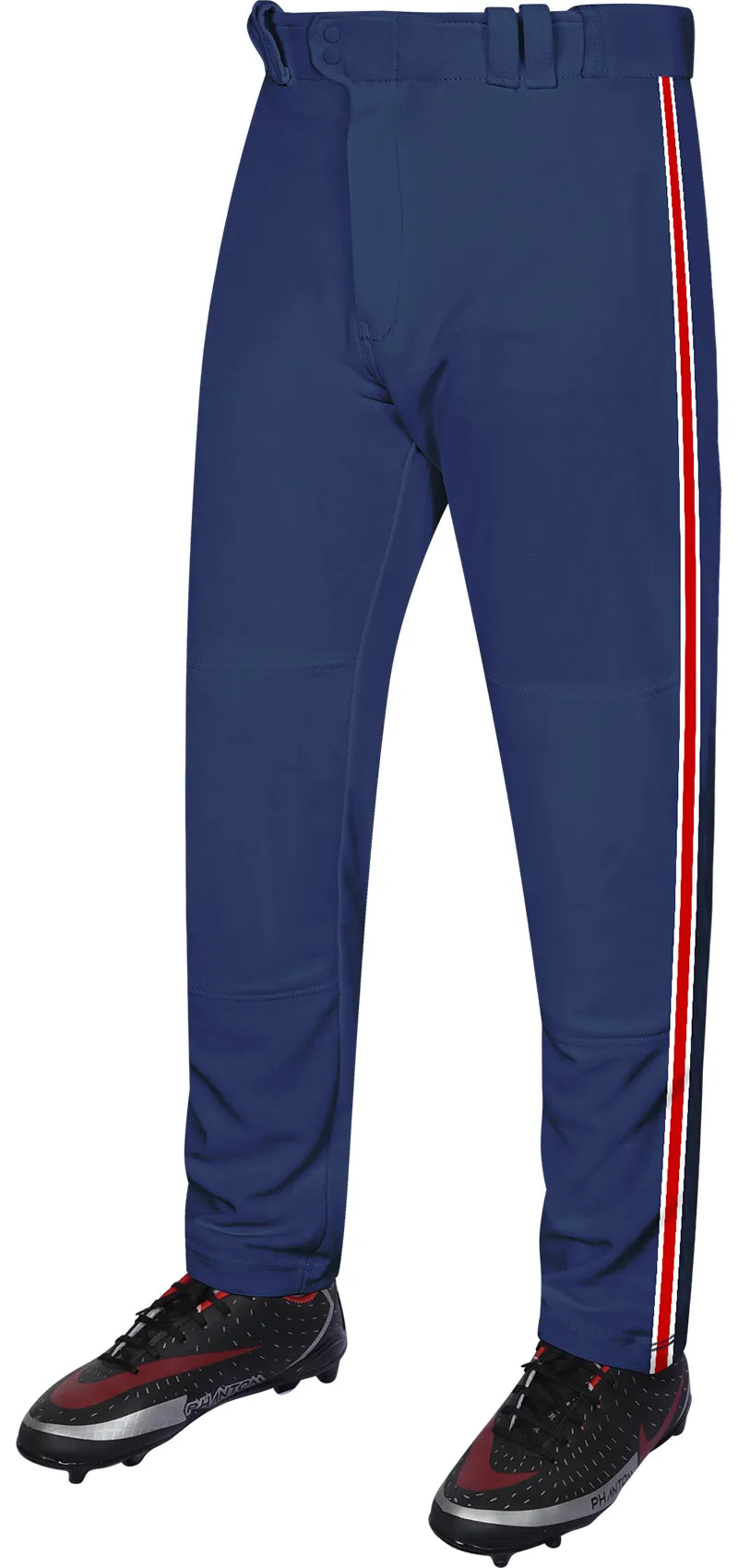 Exxact Sports Proline Youth Full Length Baseball Pants with Stripes - Navy