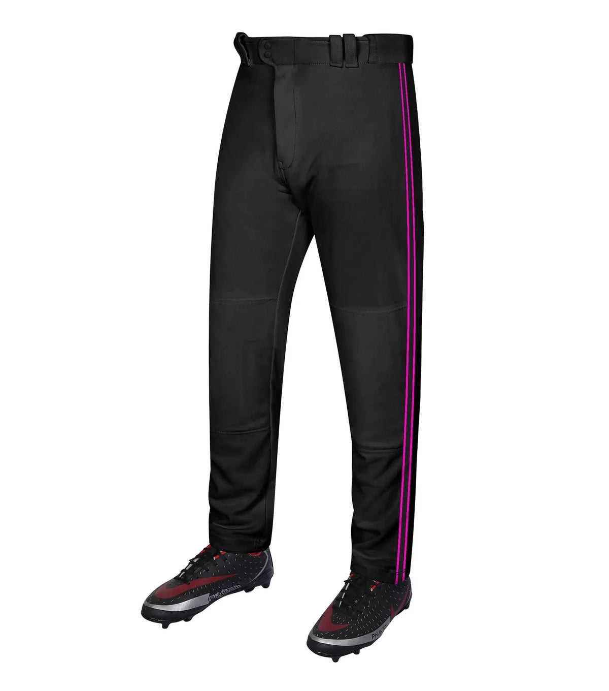 Exxact Sports Proline Youth Full Length Baseball Pants with Stripes - Black