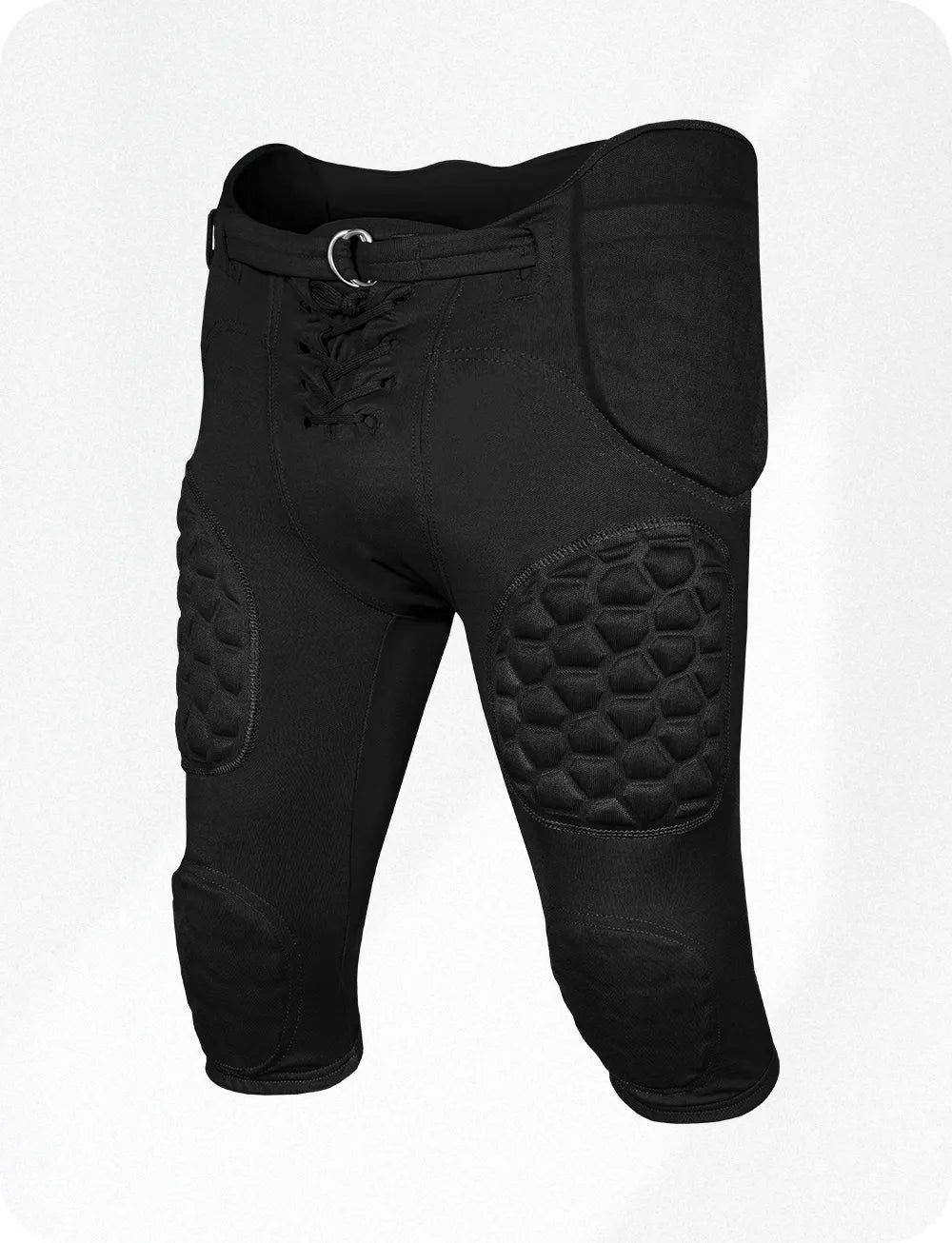 Exxact Sports Rebel Men’s Integrated Football Pants with Built-in Pads Adult - Black