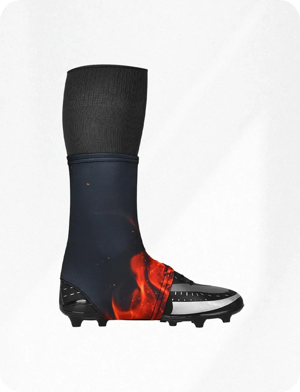 Exxact Sports Spats Cleat Men & Boys Football Covers - Flame