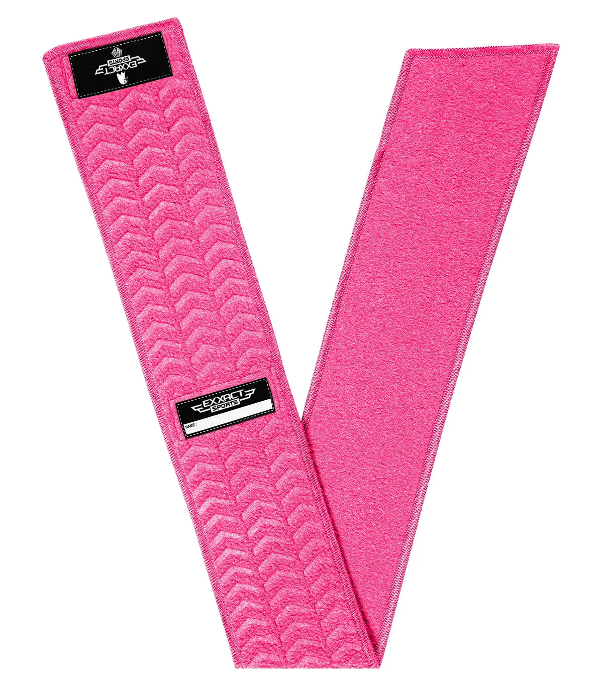 Exxact Sports Streamer Football Towel with Hook & Loop Fastener - Pink