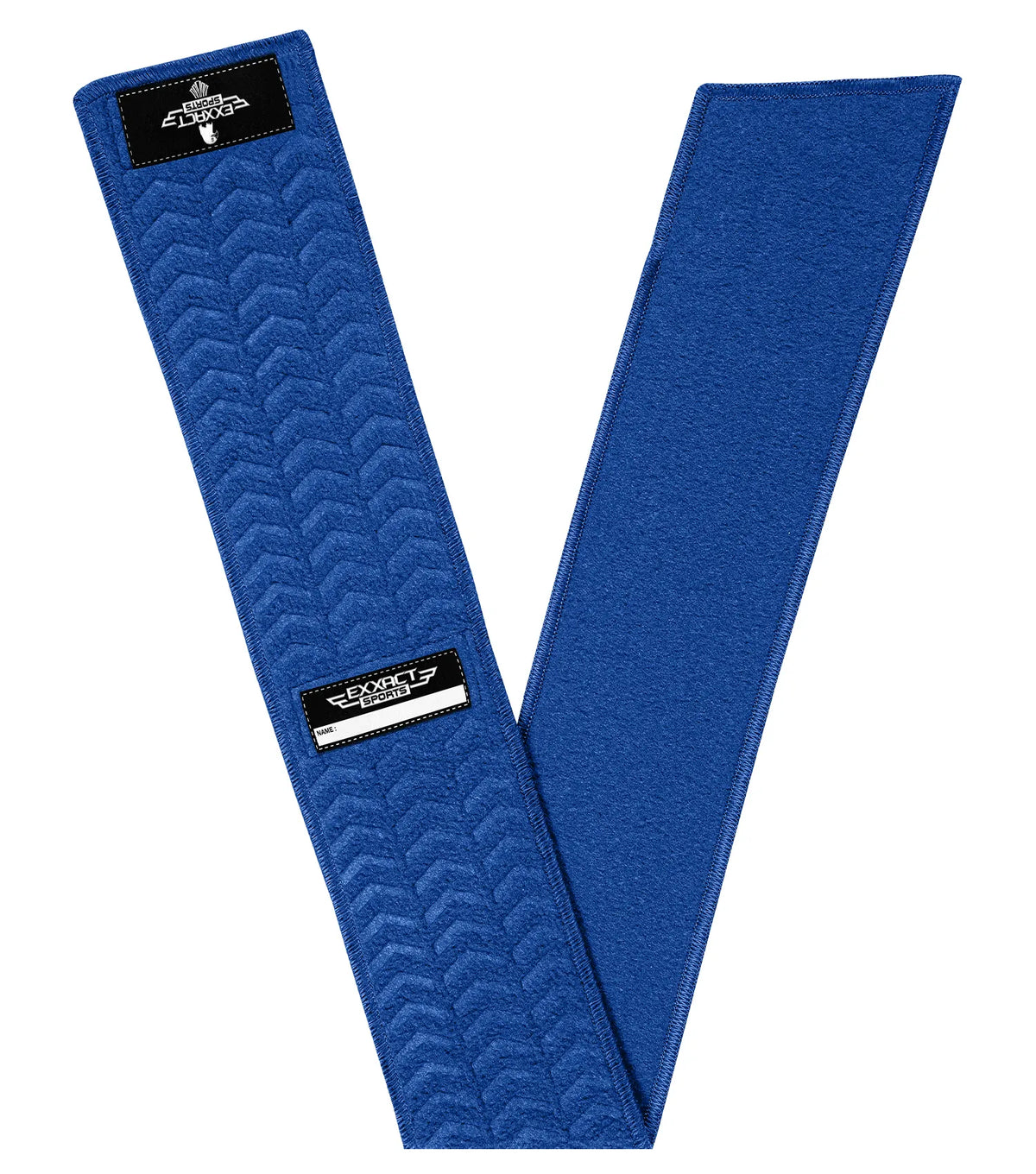 Exxact Sports Streamer Football Towel with Hook & Loop Fastener - Royal Blue