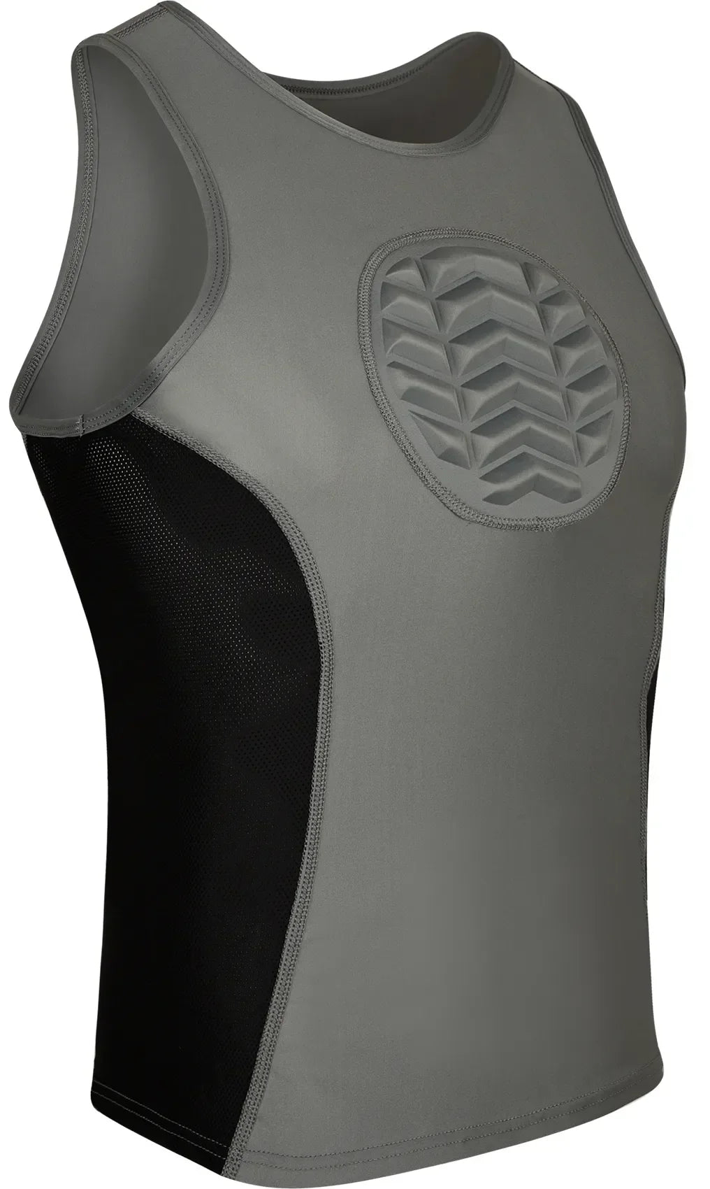 Exxact Sports Tank Top Boys Baseball Chest Protector - Gray - X-small