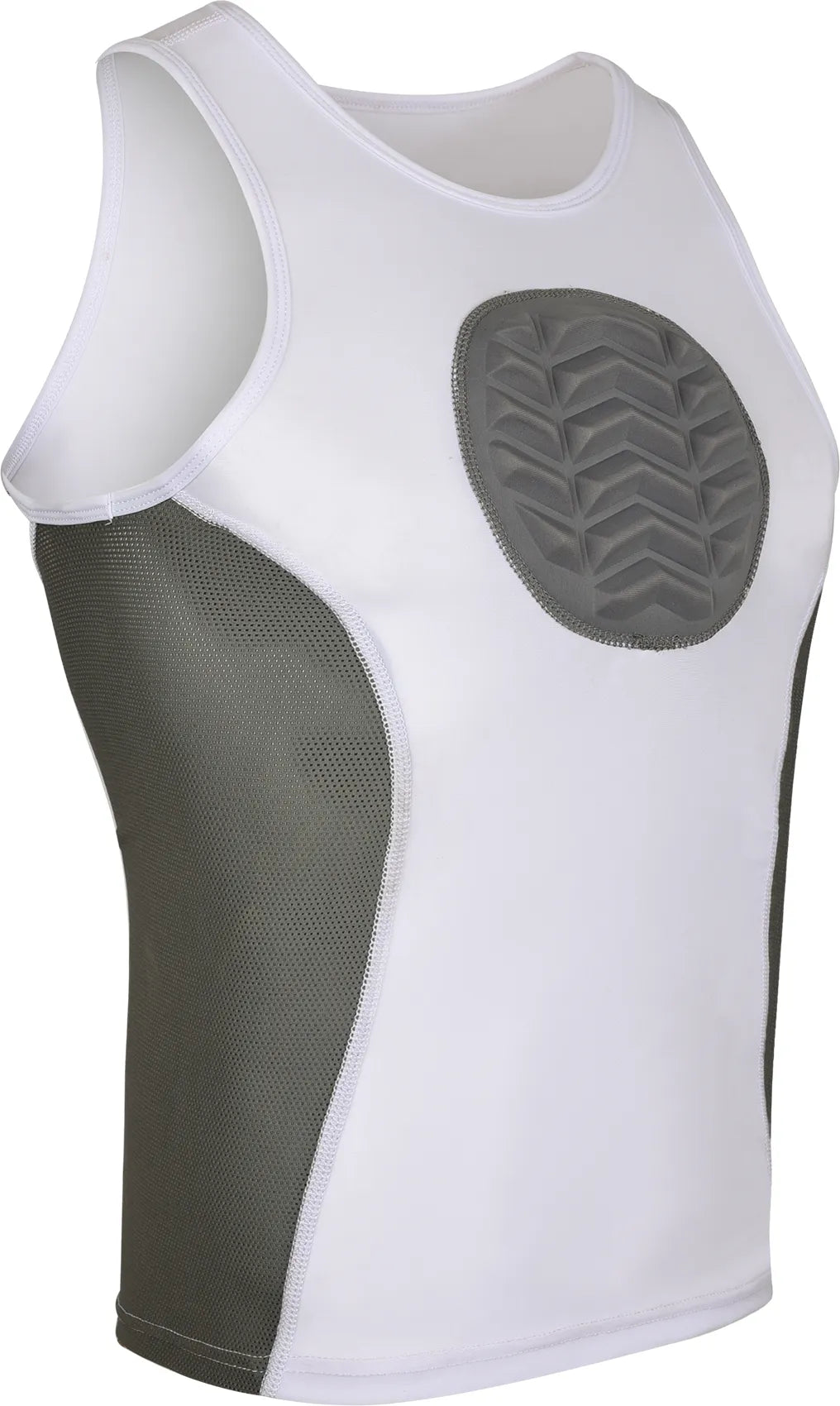 Exxact Sports Tank Top Boys Baseball Chest Protector - White