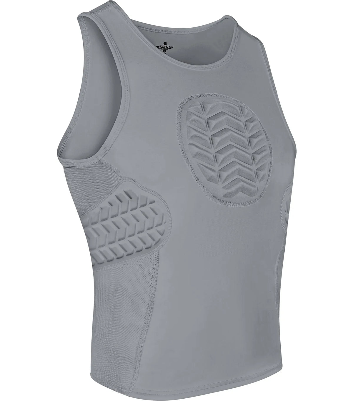 Exxact Sports Tank Top Boys Baseball Chest & Rib Protector - Gray - X-small