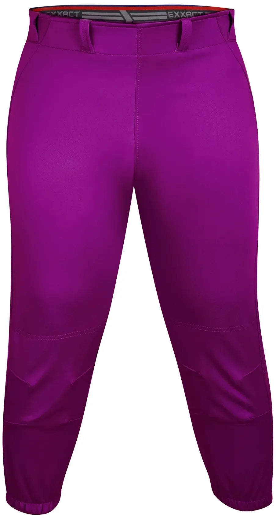 Exxact Sports Yoga Knicker Style Softball Pants for Women - Purple