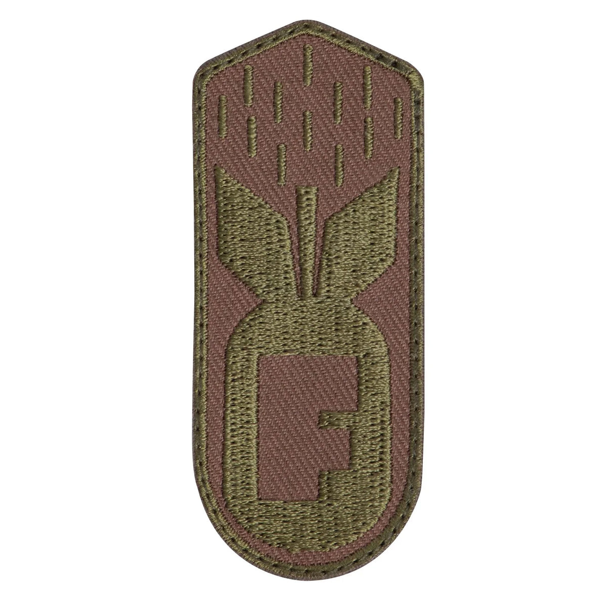 F-bomb Patch with Hook Back - Coyote Brown