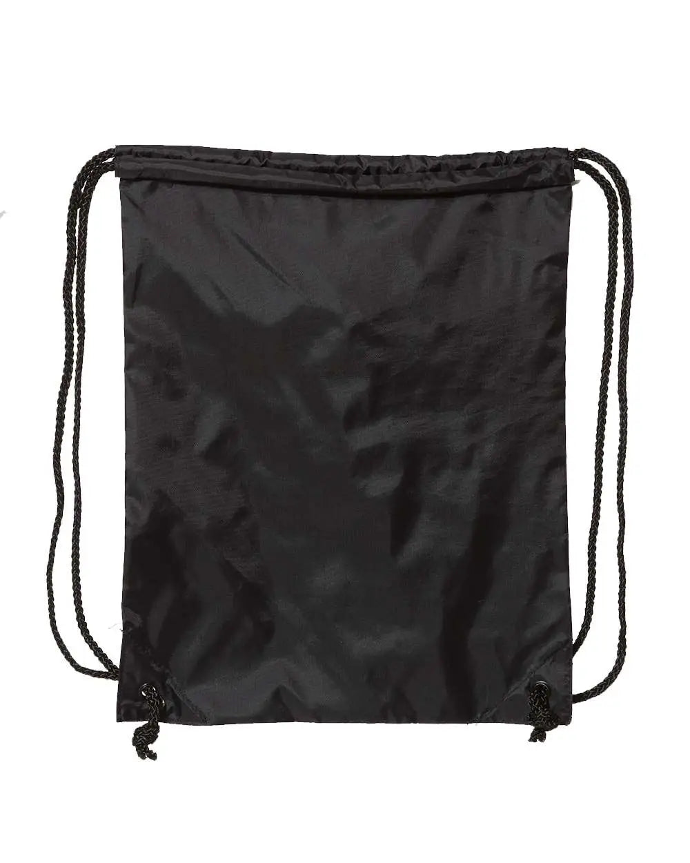 Liberty Bags 8881 Drawstring Pack with Durocord - Black - one Size Fits Most