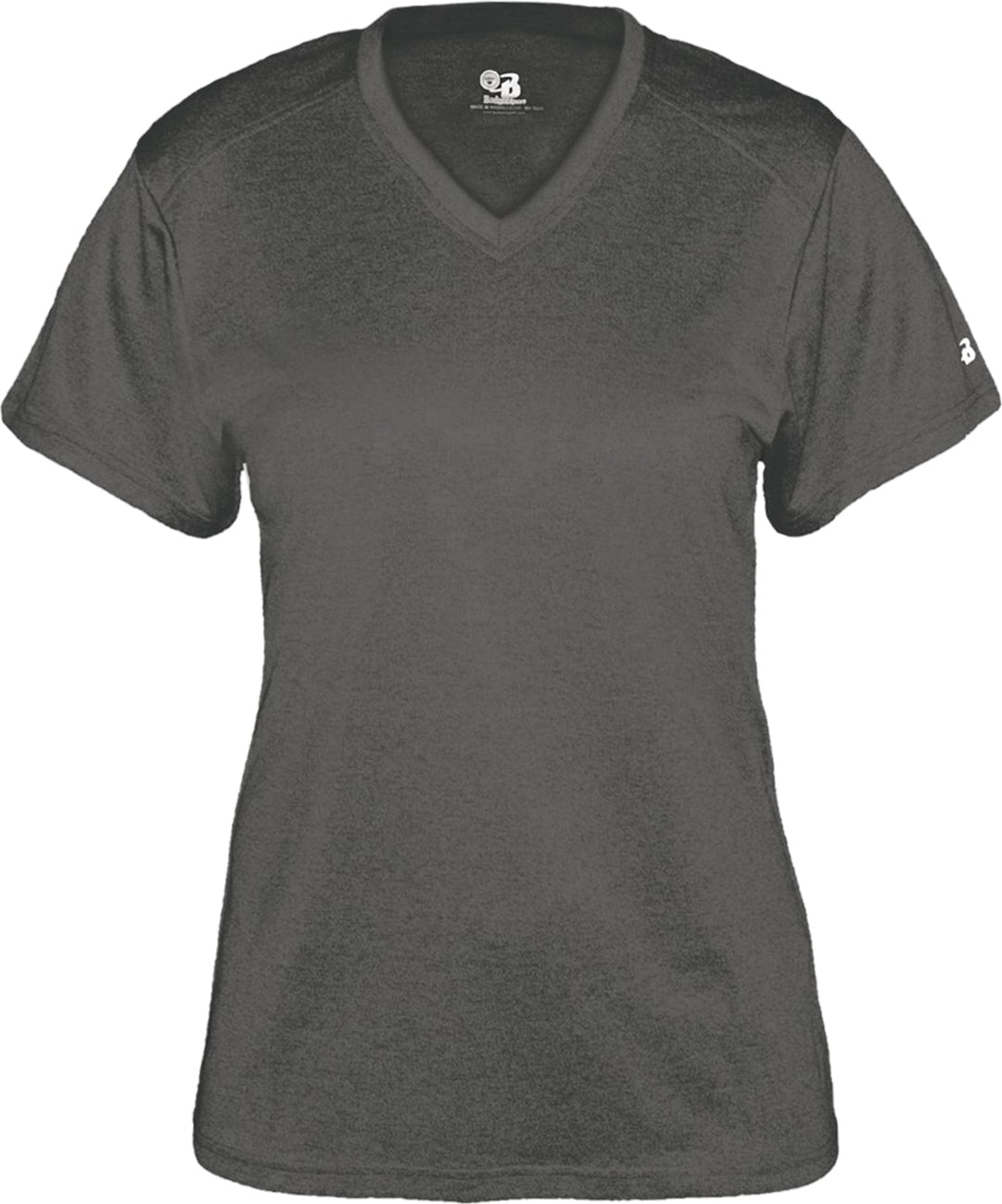 F244 PRO HEATHER LADIES' V-NECK TEE