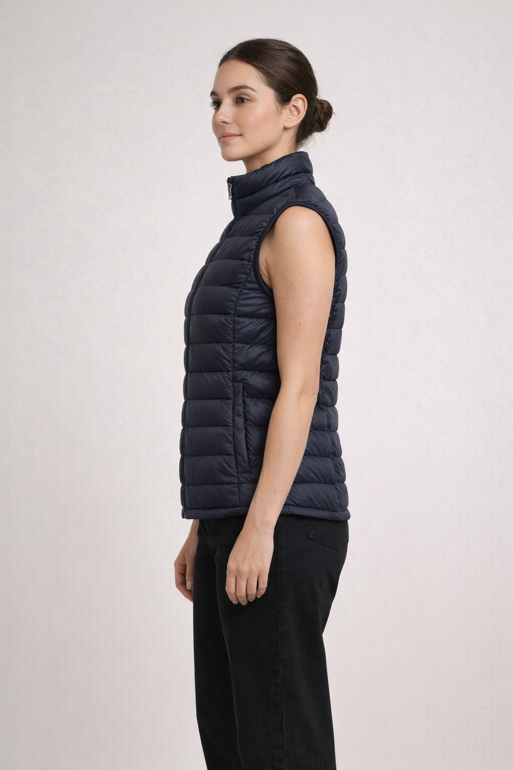 Black WEATHERPROOF WOMENS POLYFILL PACKABLE VEST