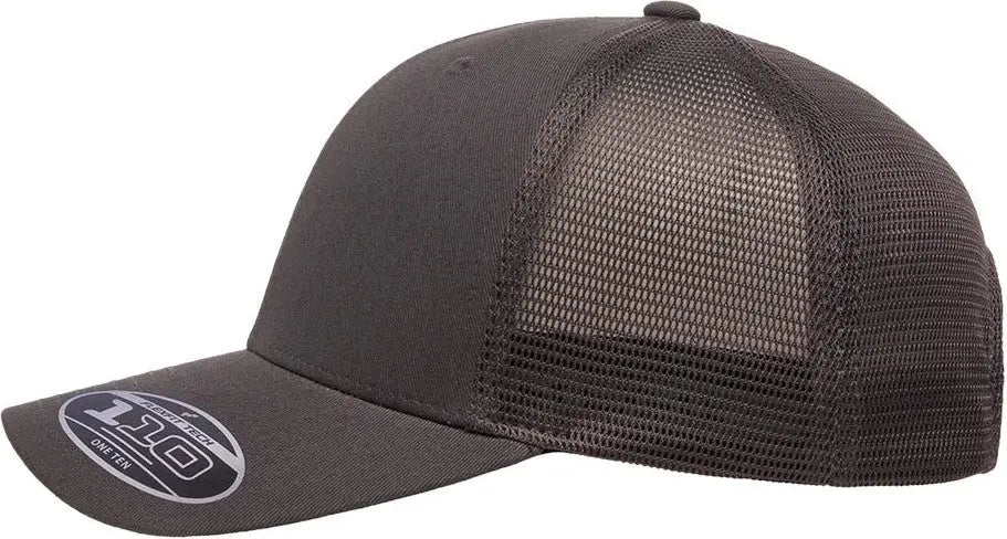 Flexfit 110m 110® Mesh-back Cap - Charcoal - Dark Gray / one Size Fits Most