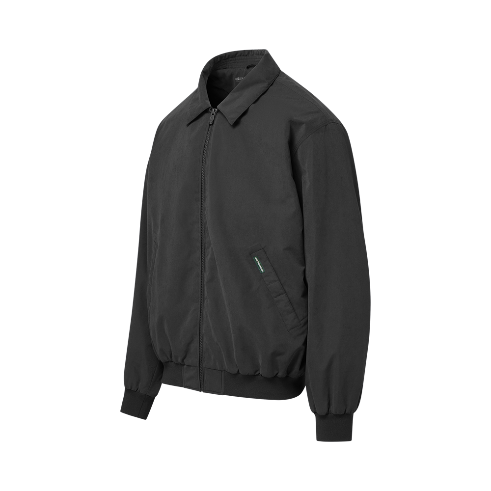MV Sport 1610MV Weatherproof Microfiber Golf Jacket - Black Front